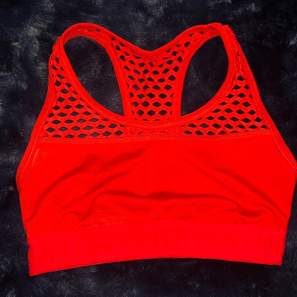 Victoria’s Secret PINK red sports bra